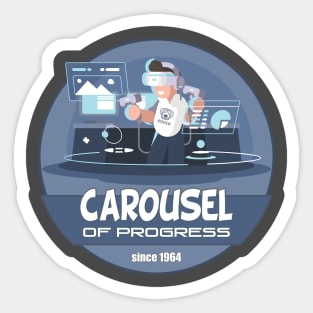 Future Progress VR Sticker